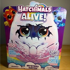 Hatchimals Alive Mystery Hatch Toy Flame Fire Draggle or Splash Water Draggle